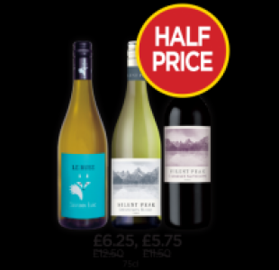 Le Ruse Sauvignon Blanc, Silent Peak Sauvignon Blanc, Silent £6.25