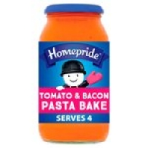Homepride Pasta Bake Creamy Tomato & Bacon 485G £1.00