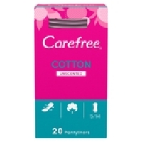 Morrisons  Carefree Cotton Breathable Pantyliners