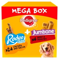 Tesco  Pedigree Rodeo Duos & Jumbone Mega Box 780G