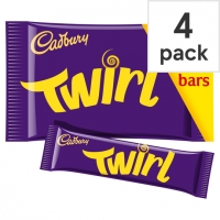 Tesco  Cadbury Twirl 4 Pack 136G