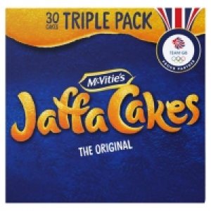 Mcvities Jaffa Cakes Triple Pack 30 Cakes £1.25