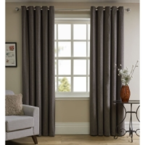 Wilko Charcoal Faux Wool Curtains 167 W x 183cm D £41.25