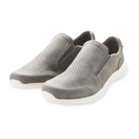Aldi  Mens Grey Comfort Slip On Shoes