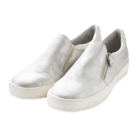Aldi  Ladies Silver Comfort Slip On Shoes