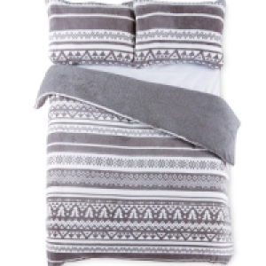 Aldi  Fairisle King Fleece Duvet