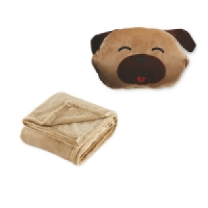 Childrens Dog Cushion & Blanket