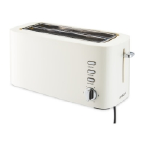 Cream Long Slot Toaster