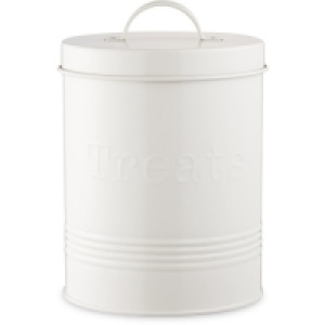 Galvanised Pet Treat Storage Tin
