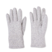 Aldi  Ladies Grey Pearl Gloves