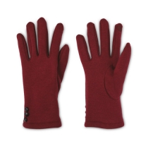Aldi  Ladies Burgundy Gloves