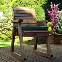 QDStores  Garden Chair Rocker Scandinavian Redwood