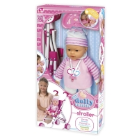 QDStores  My Dolly Sucette Toy Doll Take a Stroll Set