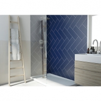 Wickes  Wickes Dawn Cobalt Ceramic Wall Tile 400 x 150mm