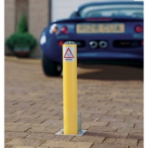 Marshalls Metal Security Post - Yellow &pound;430.00