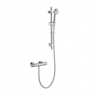 Wickes Origin Plus Thermostatic Mixer Shower Kit - Chrome £60.00