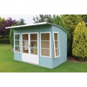 Shire 10 x 6 ft Orchid Curved Roof Double Door Summerhouse w £1,700.00