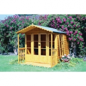 Shire 7 x 9 ft Kensington Double Door Summer House With Vera £720.00