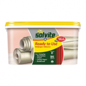 Solvite Ready to Use Wallpaper Paste - 5 Roll £13.99