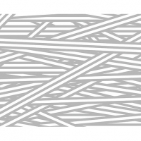 Wickes  ohpopsi Light Grey Striped Criss Cross Pattern Wall Mural - 