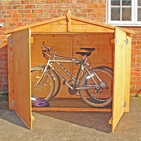 Wickes  Shire Shiplap Timber Bike Store Shed Without Floor Honey Bro