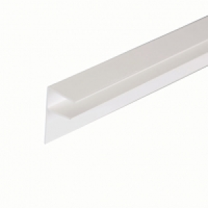 16mm PVC Side Flashing - White 3m £9.00