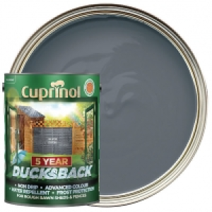 Cuprinol 5 Year Ducksback Matt Shed & Fence Treatment - Silv £14.00