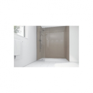 Mermaid Coffee Acrylic Single Shower Panel 2400mm x 1200mm £454.00