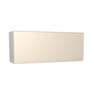 Wickes  Wickes Madison Cream Gloss Handleless Narrow Wall Unit - 900