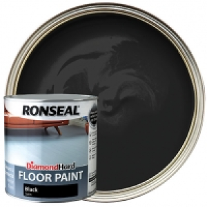 Ronseal Diamond Hard Floor Paint - Satin Black 2.5L £26.00