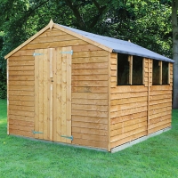 Wickes  Mercia 12 x 8 ft Double Door Timber Overlap Apex Shed