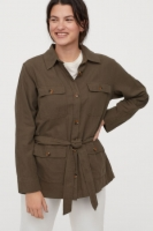 Tie-belt shirt jacket £11.00