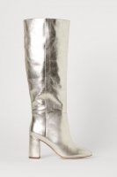 HM   Shimmering leather boots