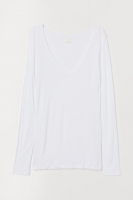 HM   Airy jersey top