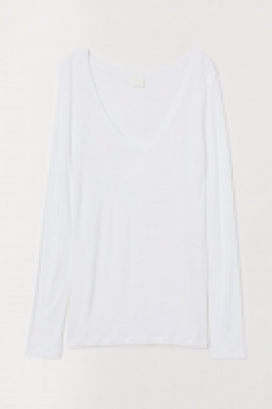 HM   Airy jersey top