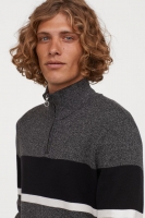 HM   Stand-up collar jumper