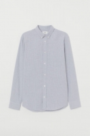 HM   Linen-blend shirt