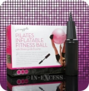 Pineapple Pilates Inflatable Fitness Anti-Burst Ball - With  £5.00