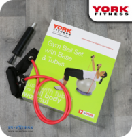 InExcess  York Fitness Core Gym Ball Set with Base and Tubes