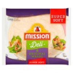 Mission Deli Plain Tortilla Wraps