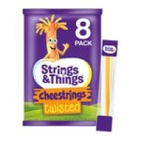 Morrisons  Strings & Things Cheestrings Twisted 8 pack