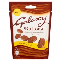 Tesco  Galaxy Buttons Caramel Crunch Pouch 93G