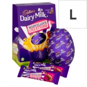 Tesco  Cadbury Dairy Milk Marvellous Creations Chocolate Egg 271G