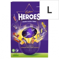 Tesco  Cadbury Heroes Large Shell Egg 264G