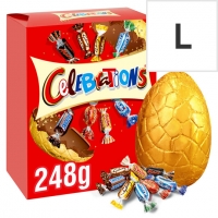 Tesco  Celebrations Large Milk Chocolate Easter Egg & Chocolates 24