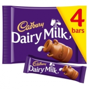 Tesco  Cadbury Dairy Milk Chocolate Bars X4 144G