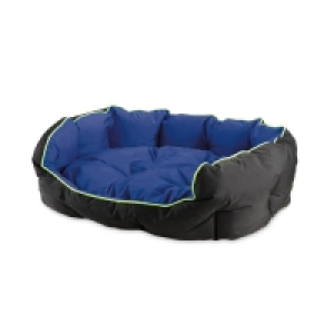 Blue/Black Water Resistant Pet Bed