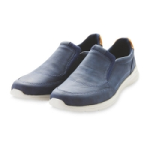 Mens Navy Comfort Slip On Shoes £14.99