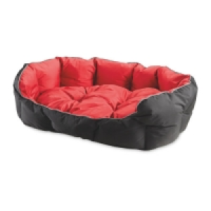 Red/Black Water Resistant Pet Bed