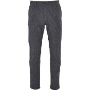 Mens Chino Grey/Black Trouser